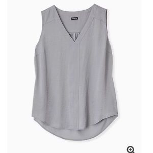 Torrid Textured Sleeveless Blouse